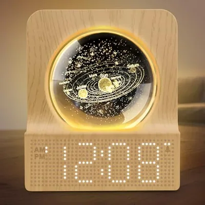 Space Alarm Clock for Kids
